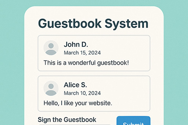 Digital Guestbook